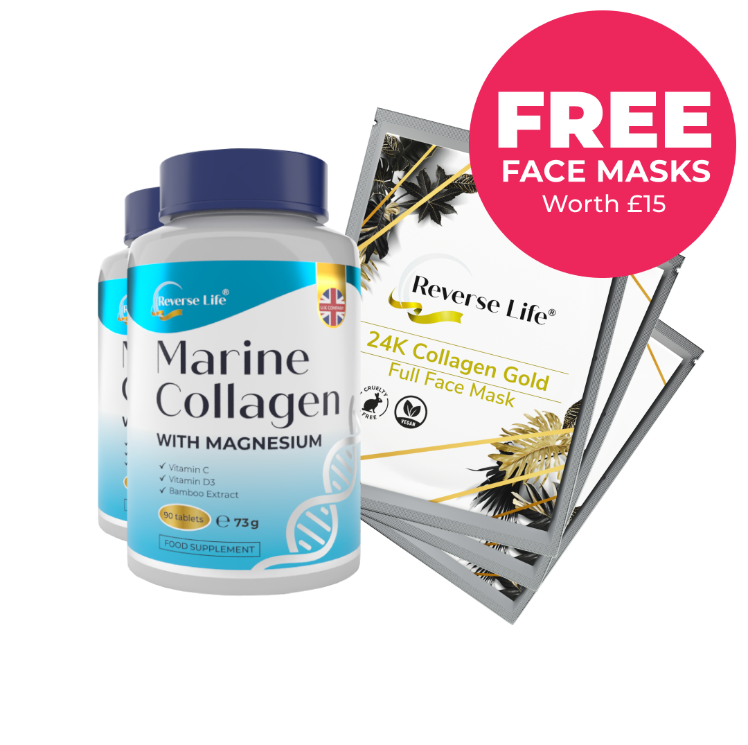 Marine Collagen Tablets + Face Masks