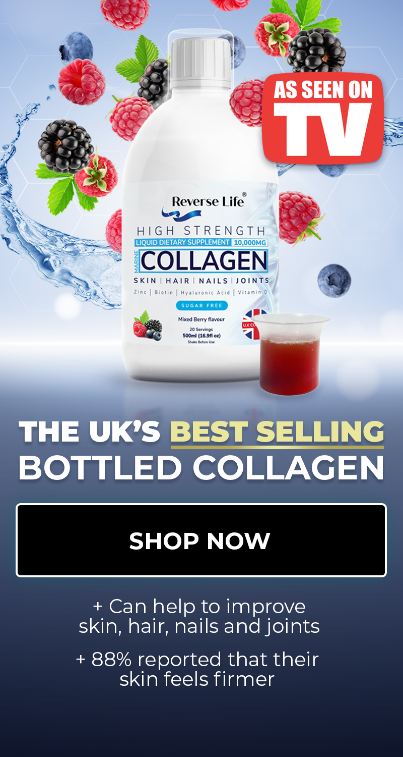 The UK's best selling bottled collagen. Can help to improve skin, hair, nails and joints. 88% reported that their skin feels firmer.