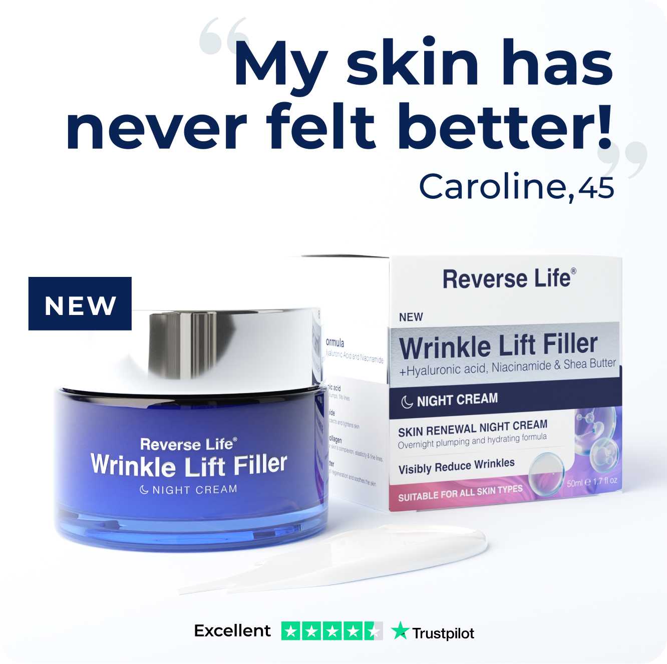 Wrinkle Lift Filler Night Cream Addon