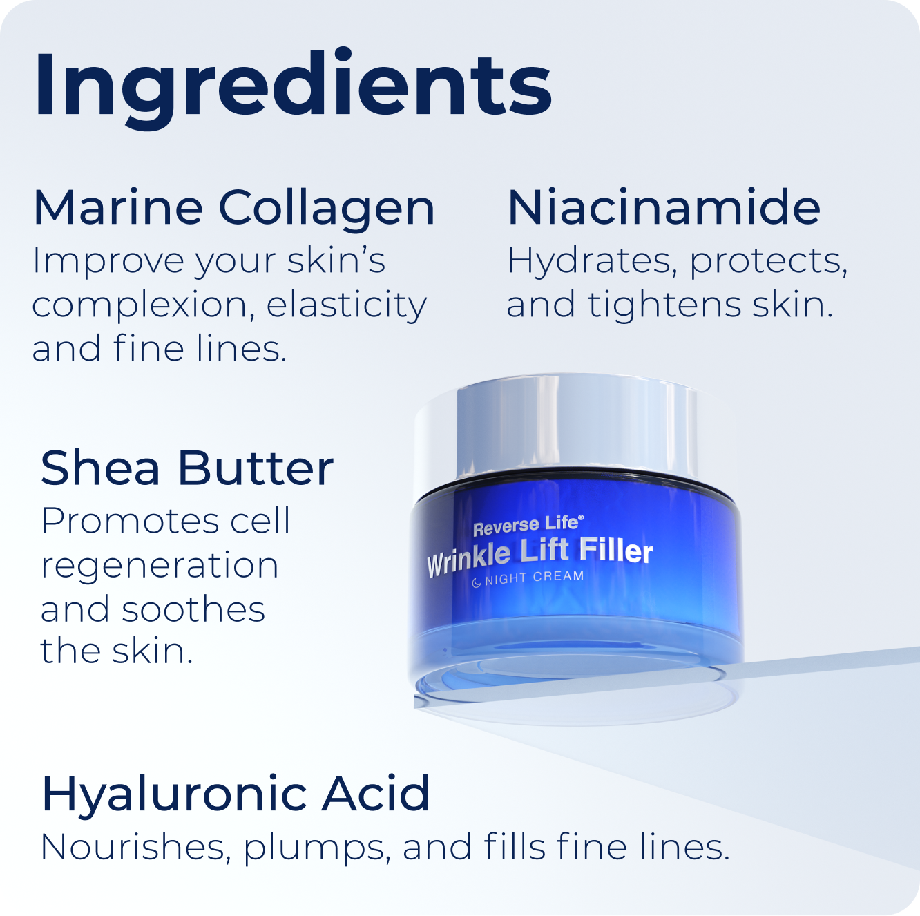 Wrinkle Lift Filler Night Cream Addon