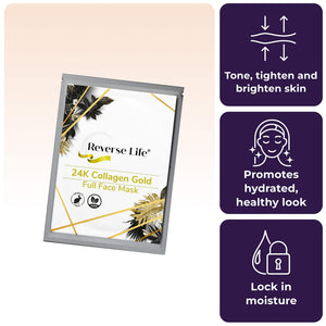 24K Collagen Gold Face Masks