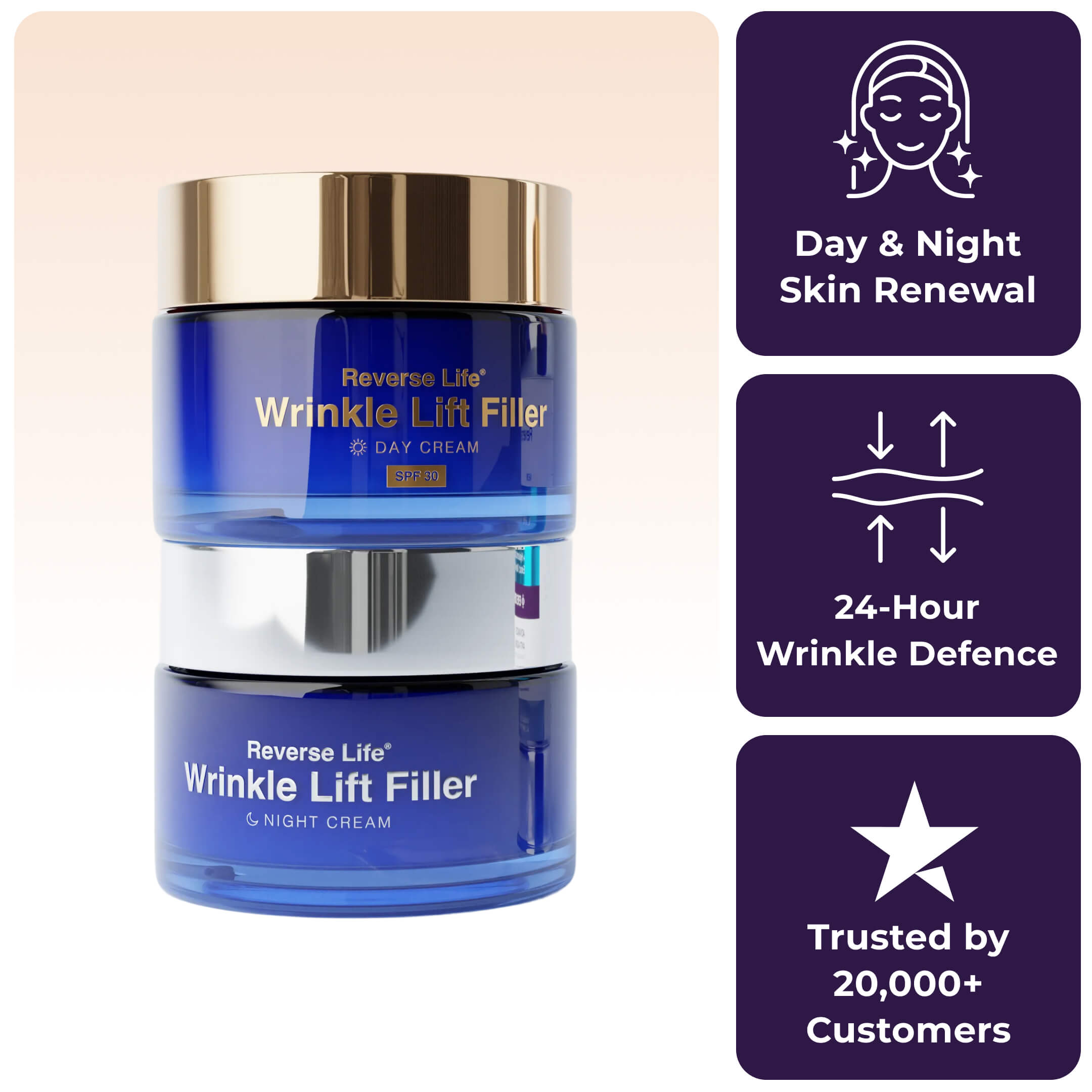 2 Piece Wrinkle Lift Filler Bundle
