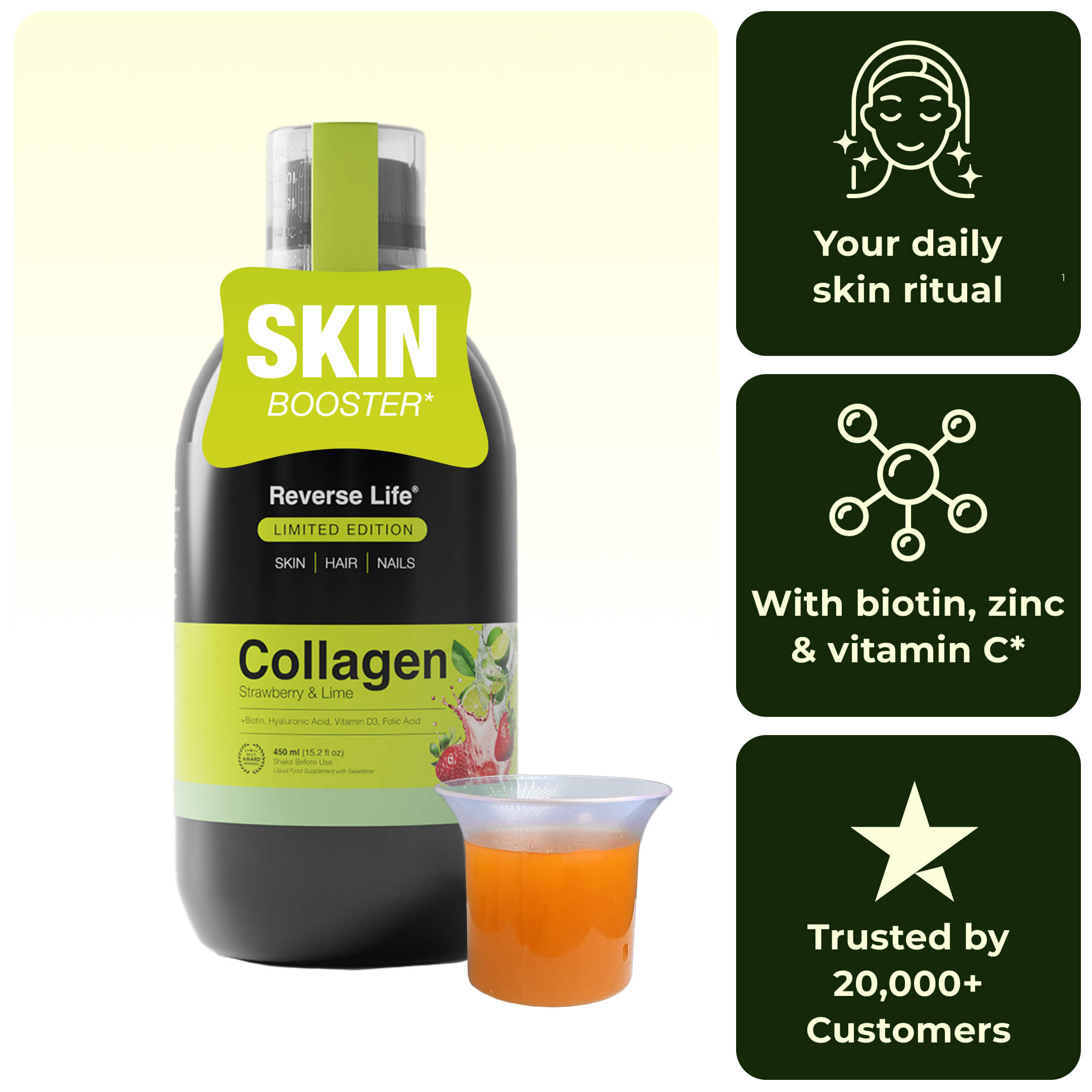 Strawberry & Lime Bovine Collagen