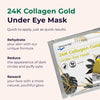 3x 24K Collagen Gold Under Eye Masks