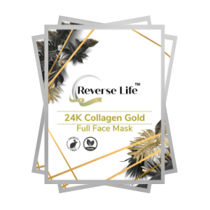 3 x 24k Collagen Gold Face Masks Addon