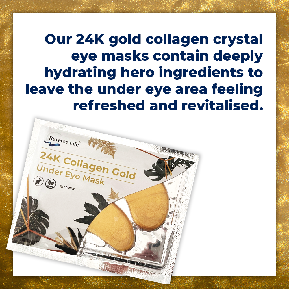 3x 24k Collagen Gold Under Eye Masks