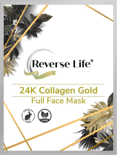 3 x 24k Collagen Gold Face Masks Addon